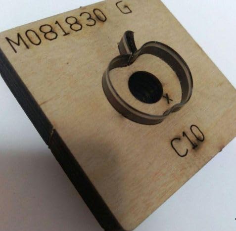 Amazon.co.jp: 30 mmリンゴの抜き型 パンチ 型紙 レザークラフト : ホビー